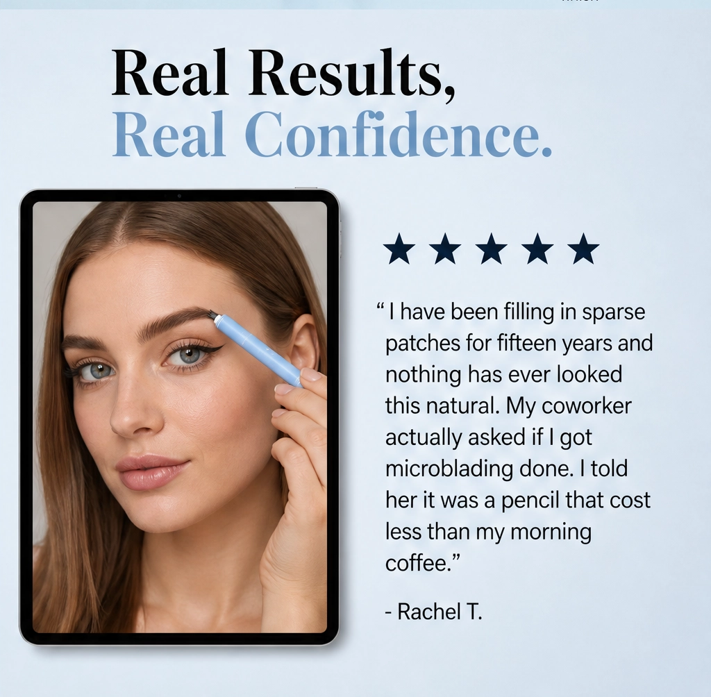 Maviglow – 2-in-1 Waterproof Microblading Brow Pen with Tint Brush + Buy 1 Get 1 FREE