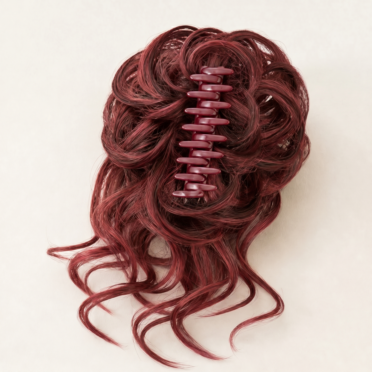 Maviglow™ – Fluffy Volume Bun Hairpiece with Detachable Claw-Clip Design