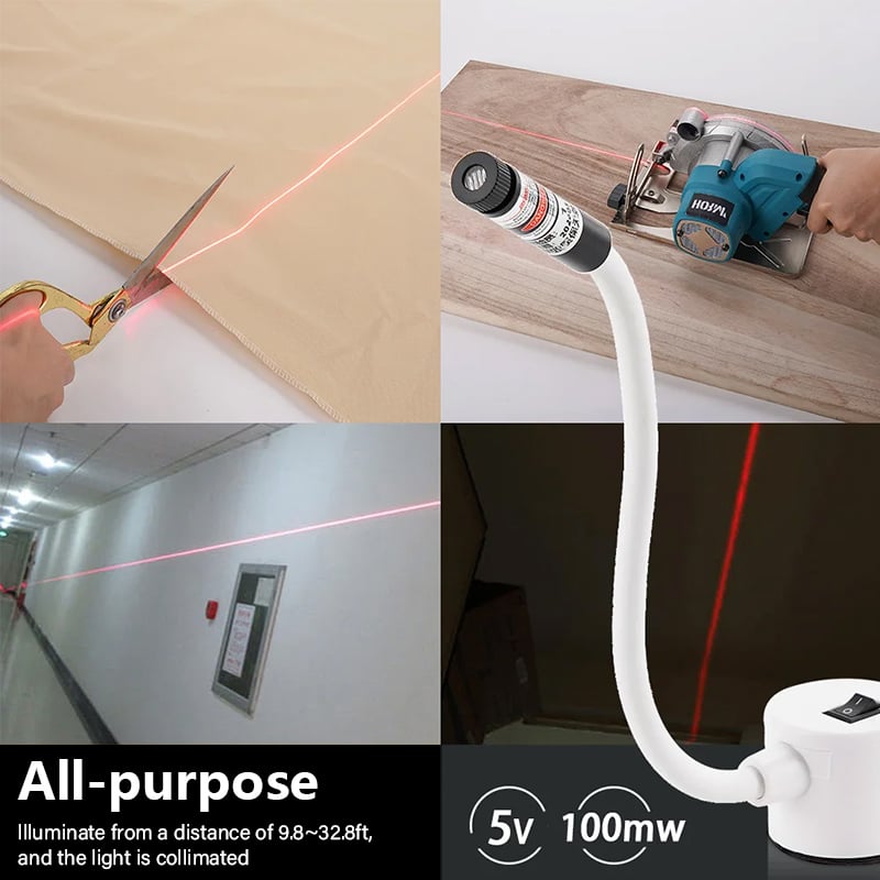 Magnetic Positioning Quilting Laser Light for Sewing Machine