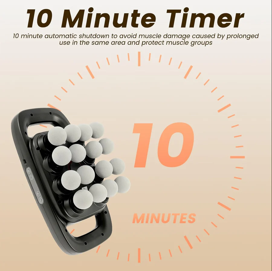 OctoRelief™ 16-Head Massage Gun