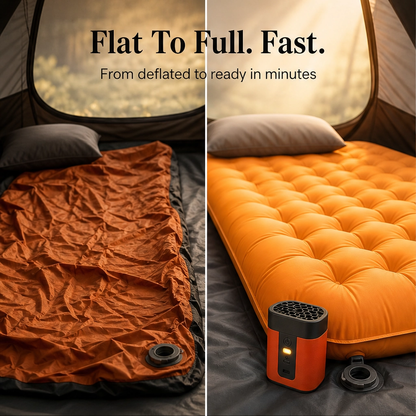 maviglow™ – Cordless USB-Rechargeable Mini Air Pump with LED Light  