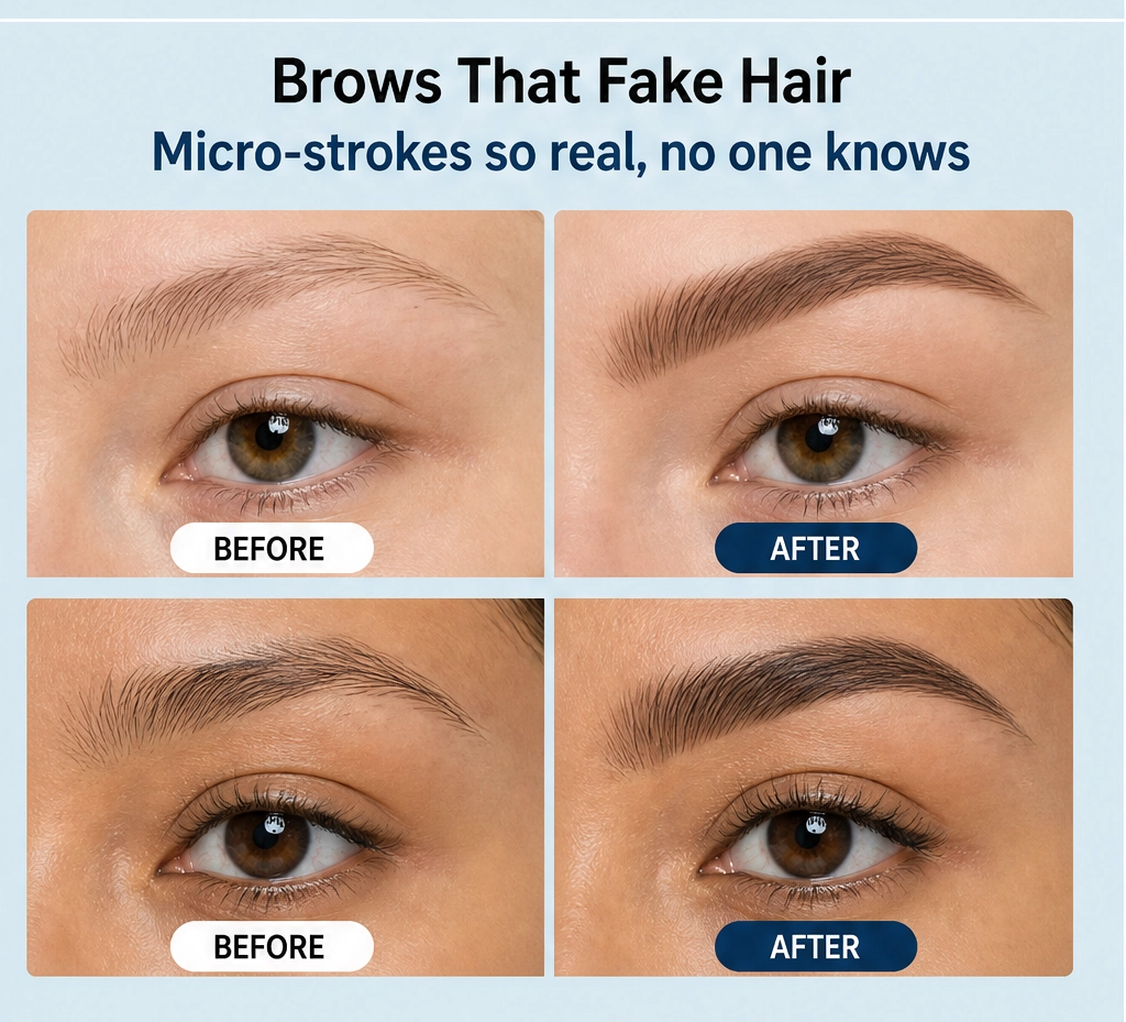 Maviglow – 2-in-1 Waterproof Microblading Brow Pen with Tint Brush + Buy 1 Get 1 FREE