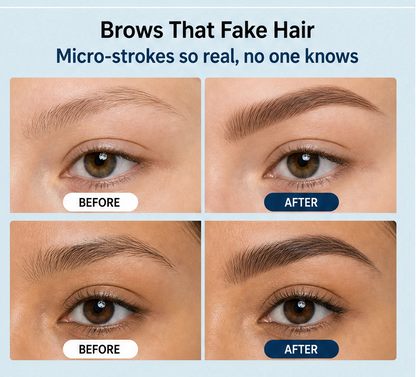 Maviglow – 2-in-1 Waterproof Microblading Brow Pen with Tint Brush + Buy 1 Get 1 FREE