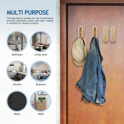 Foldable Heavy-Duty Wall Hooks