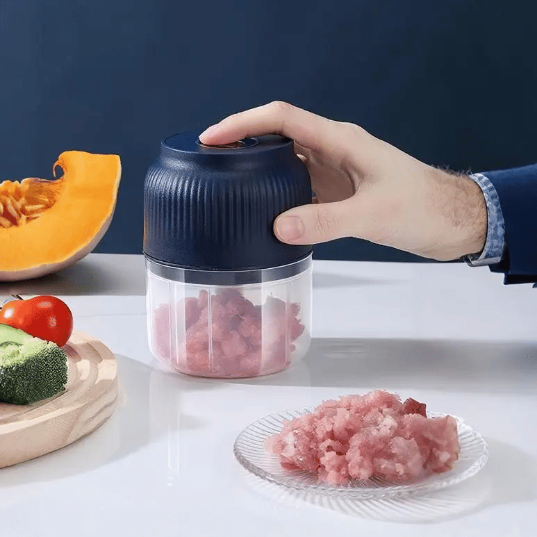 Maviglow™ – Cordless One-Button Mini Electric Garlic Chopper & Food Mincer 