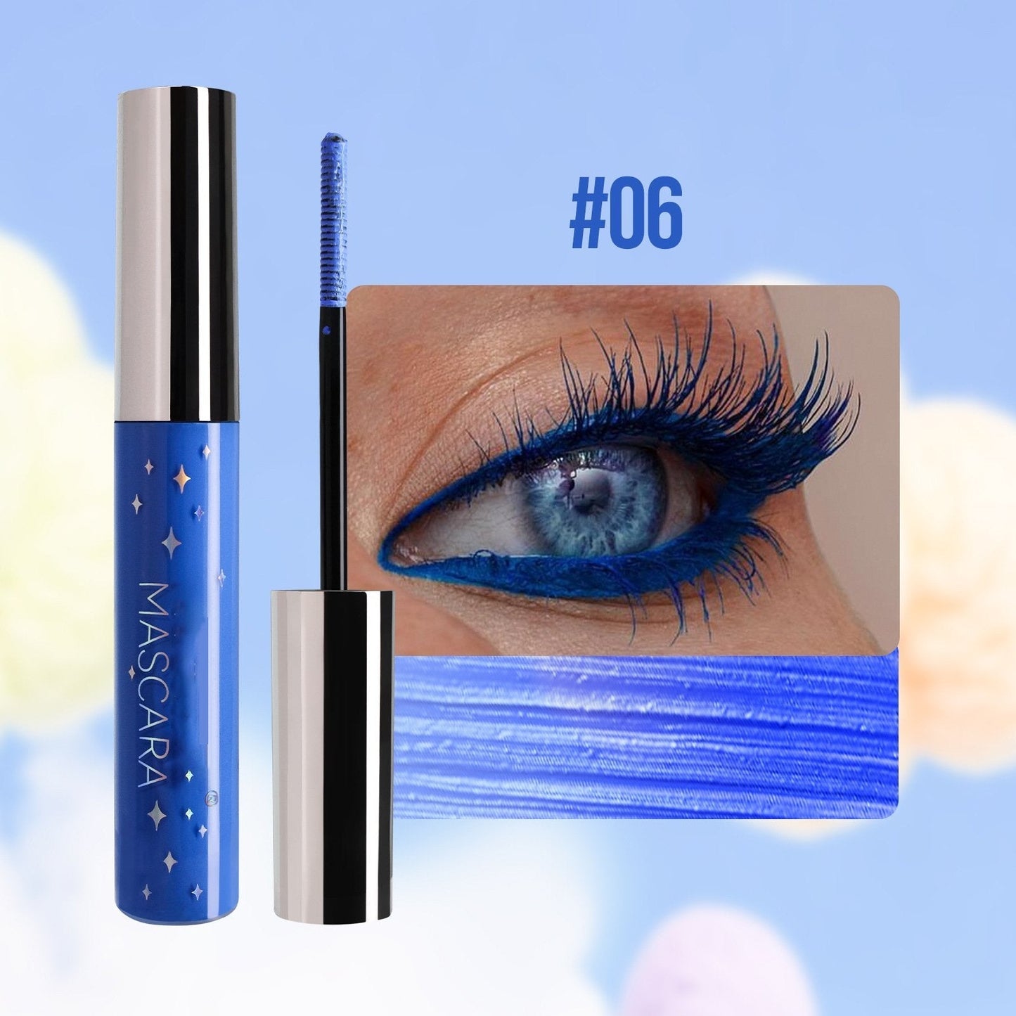 The AuraSpark Colorful Glitter Mascara — Long-Lasting Brilliance + 50% OFF