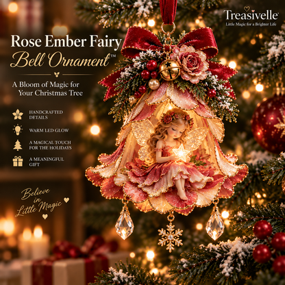 Enchanted Fairy Bell Christmas Ornament