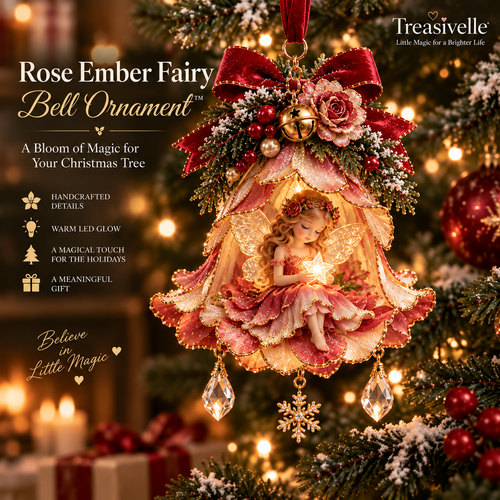 Enchanted Fairy Bell Christmas Ornament