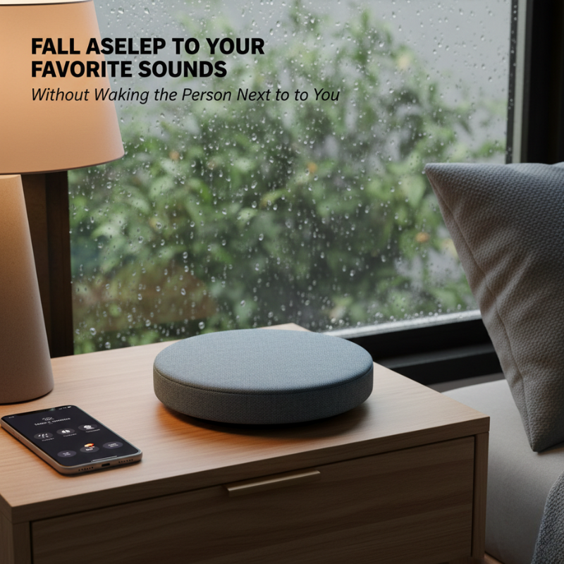  Ultra-Thin Bluetooth Under-Pillow Sleep Speaker 