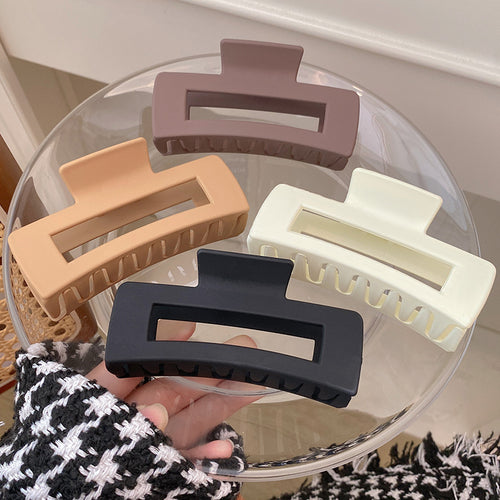 4Pcs Cloud Claw Clips - Soft Silicone Hair Claws with Non-Slip Strong Hold (4.2")