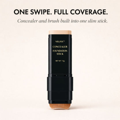 Maviglow™ – Dual-Ended Concealer & Foundation Stick with Built-In Brush 