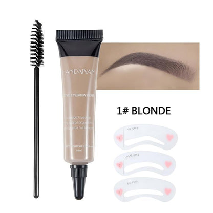 Long-lasting Waterproof Smudge-proof Liquid Eyebrow Gel/Tint(With Free Brush)