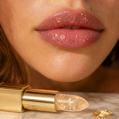 Aurelle – pH Color-Changing Gold Flake Hydrating Lip Balm - Buy 1 + 1 FREE