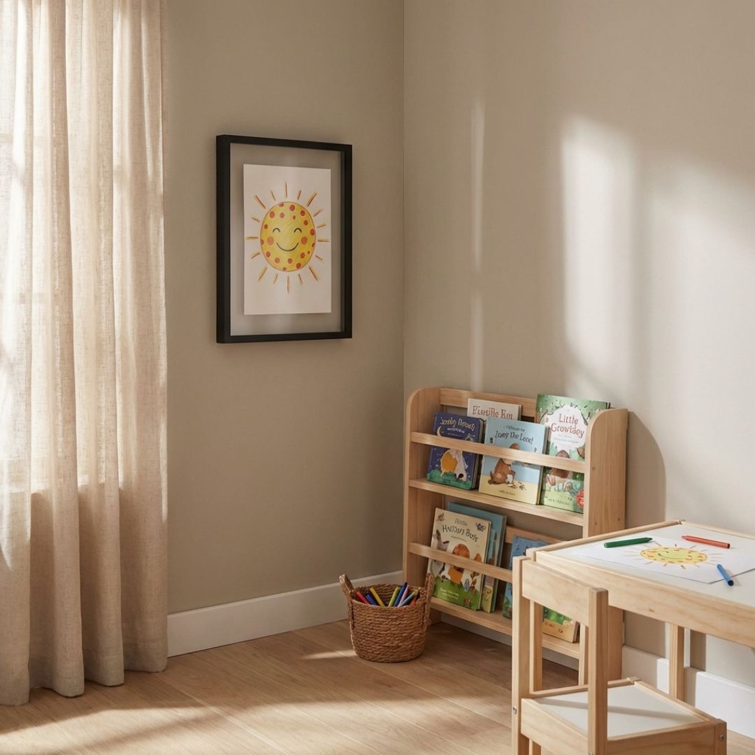 Maviglow™ – Display & Store Kids' Art, Book-Opening Frame, Holds 150+ Pages 