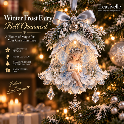 Enchanted Fairy Bell Christmas Ornament