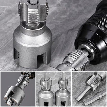 Integrated Internal & External Pipe Threading Tool