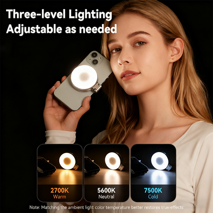 3-in-1 Magnetic Beauty Selfie Light for Phones