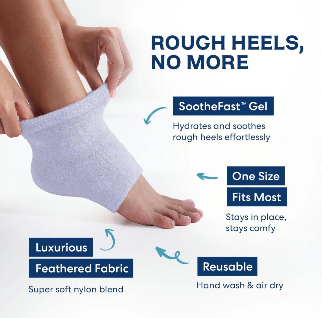 Moisturizing Gel Heel Sock