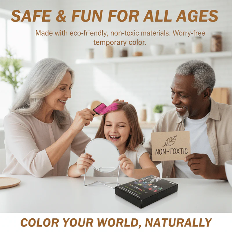 🌈Holiday Season Final Rush - 50% OFF✨Temporary Hair Dye Chalk Comb- Cruelty Free