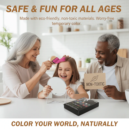 🌈Holiday Season Final Rush - 50% OFF✨Temporary Hair Dye Chalk Comb- Cruelty Free