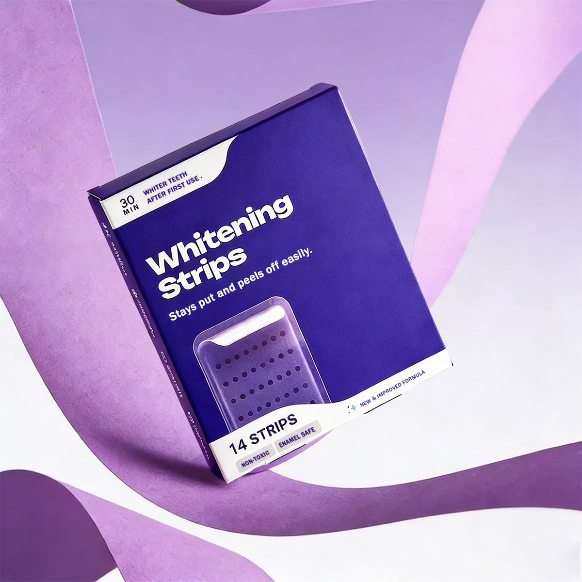 Purple Teeth Whitening Strips