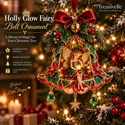 Enchanted Fairy Bell Christmas Ornament