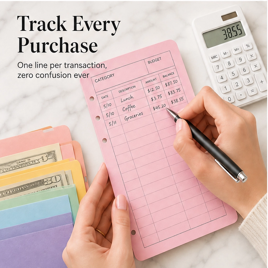 Keepwell – A6 Budget Binder with 12 Writable Cash Envelopes + 50% OFF