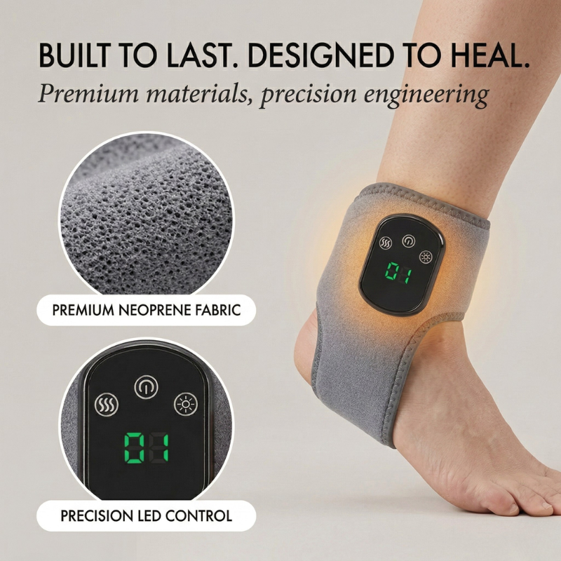 Pulsara™ – Heated EMS Ankle & Foot Massager Wrap + 50% OFF