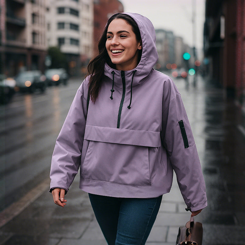 💜LAST DAY SALE- 50% OFF💦3-in-1 Waterproof Women's Jacket – Rain, Wind & Cold, All Covered