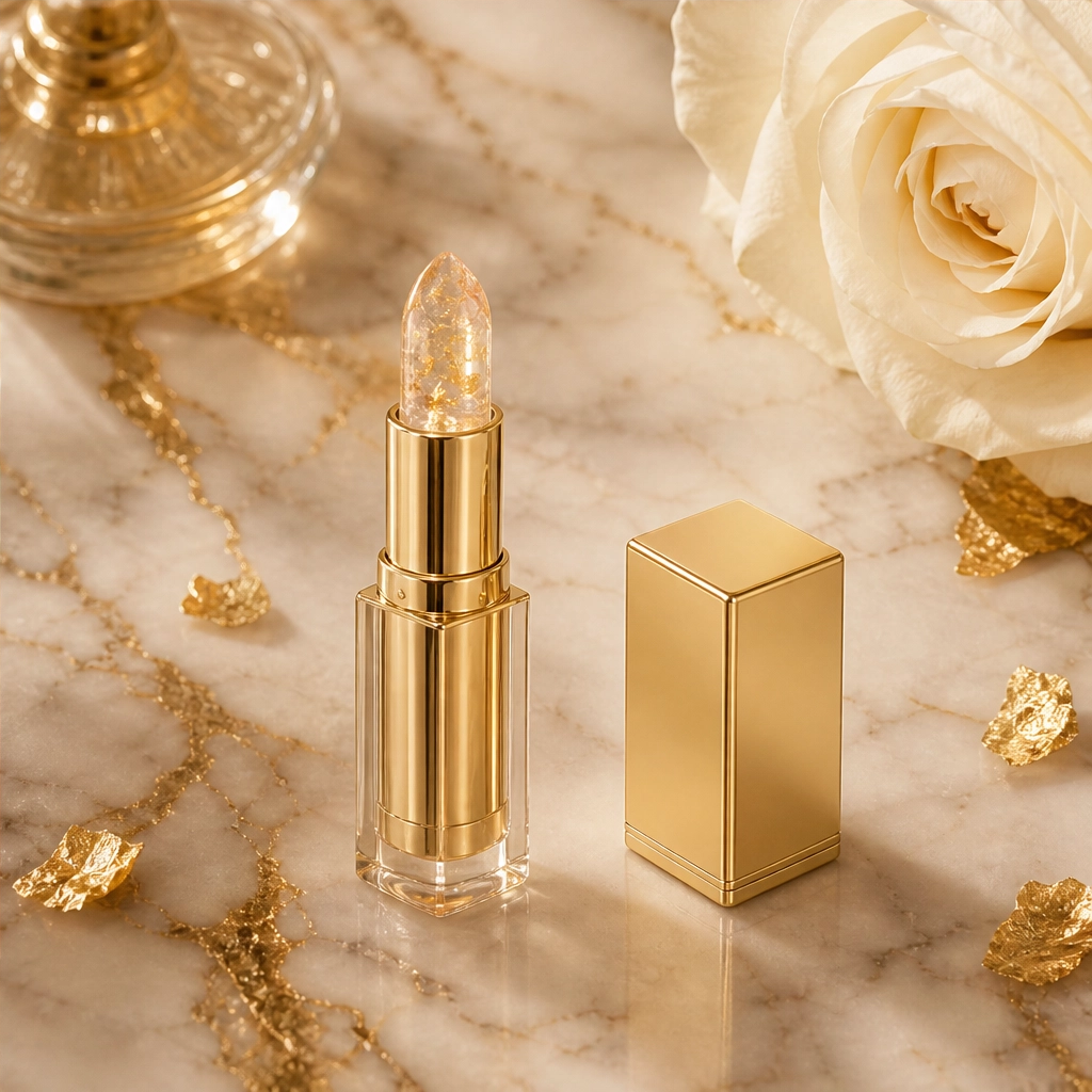 Aurelle – pH Color-Changing Gold Flake Hydrating Lip Balm - Buy 1 + 1 FREE