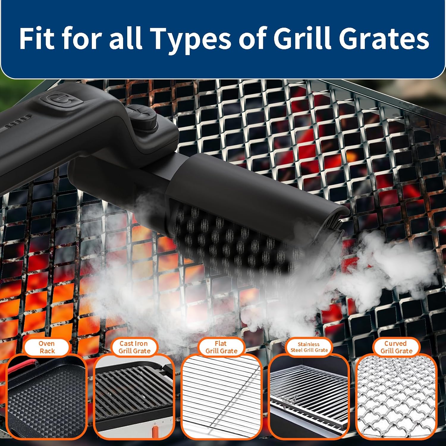 Upgraded Electric Grill Brush