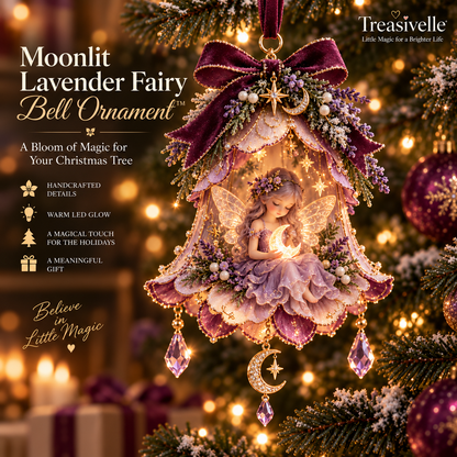 Enchanted Fairy Bell Christmas Ornament