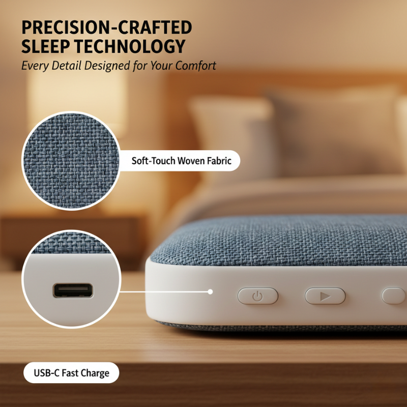  Ultra-Thin Bluetooth Under-Pillow Sleep Speaker 