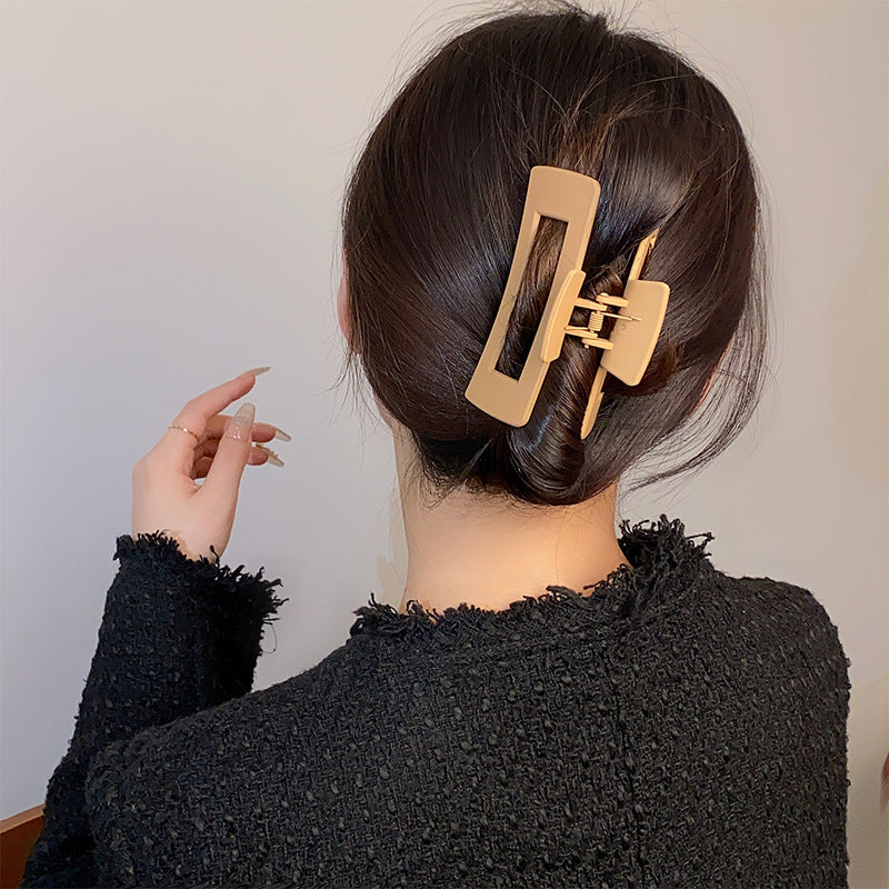 4Pcs Cloud Claw Clips - Soft Silicone Hair Claws with Non-Slip Strong Hold (4.2")