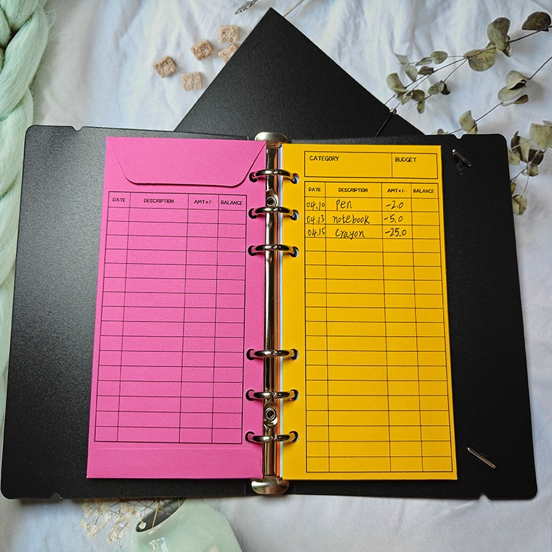 Keepwell – A6 Budget Binder with 12 Writable Cash Envelopes + 50% OFF