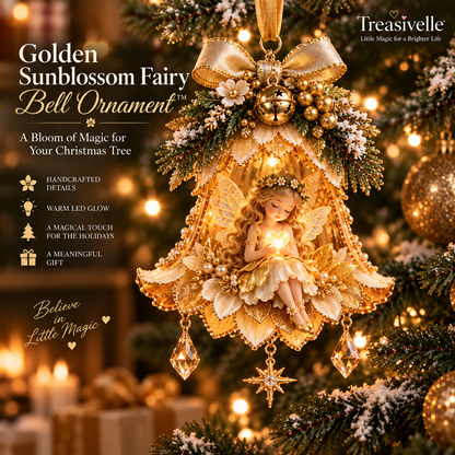 Enchanted Fairy Bell Christmas Ornament