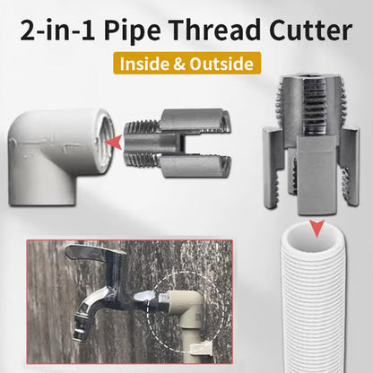 Integrated Internal & External Pipe Threading Tool