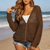 Women's Crochet Lightweight Cardigan Zip Up