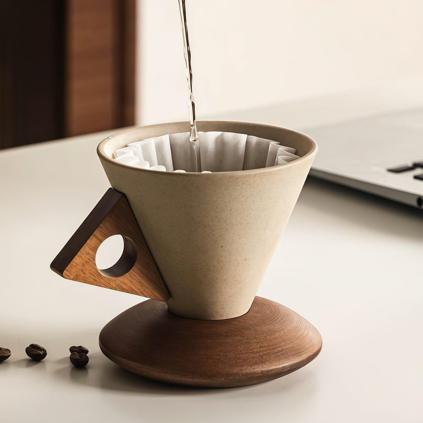 ☕Elegant Conical Coffee Cup
