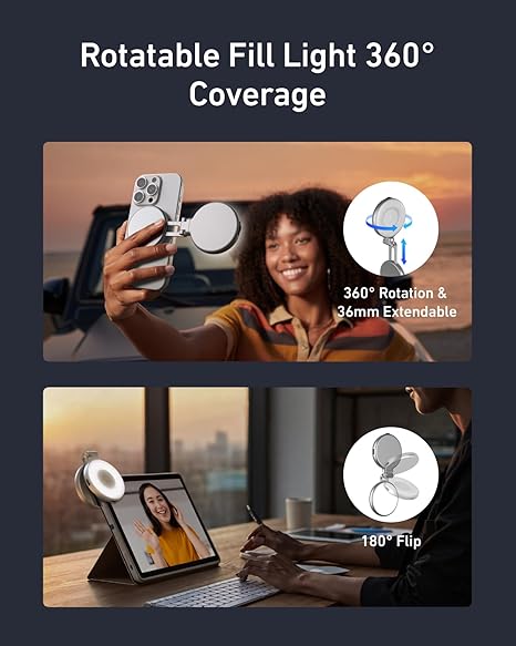 TELESIN C03 Magnetic Selfie Light