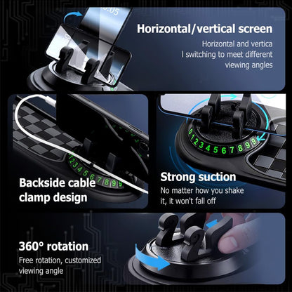 Multifunctional Vehicle-Mounted Anti-Slip Mat, Slip Mat Auto Universal Phone Holder