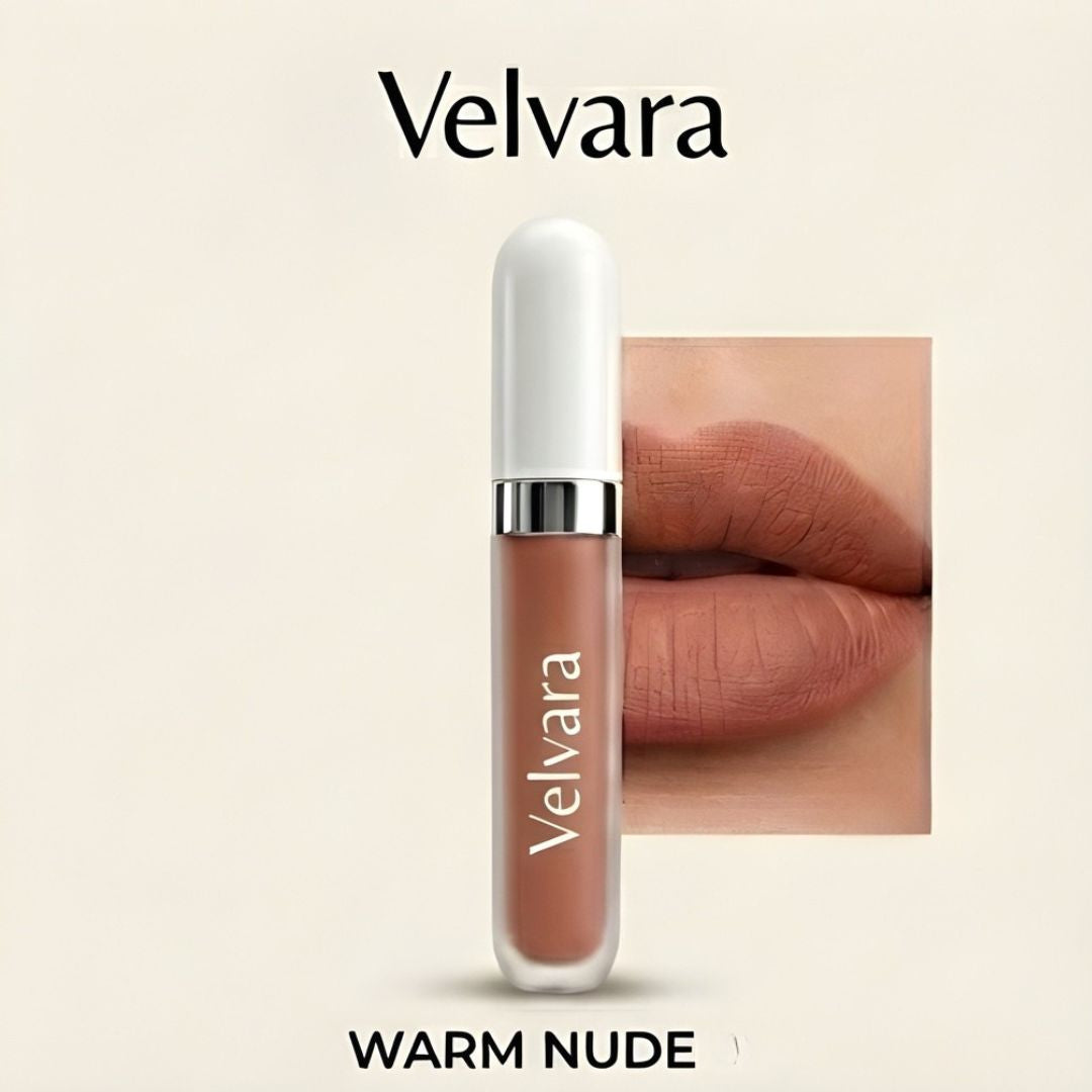 Velvara™ – Matte Liquid Lipstick Set, 10 Shades, Waterproof & Vitamin E + 50% OFF
