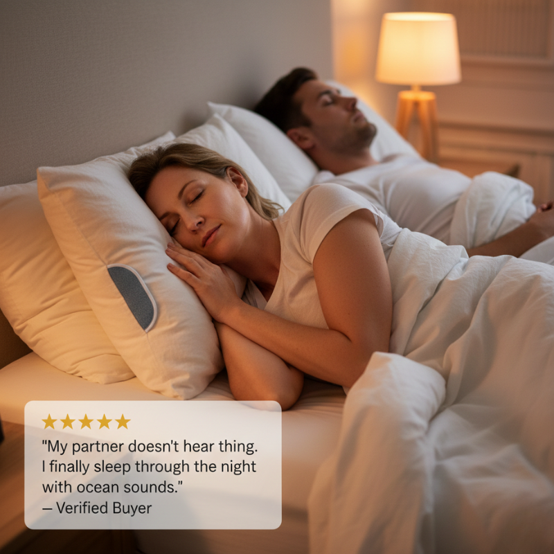  Ultra-Thin Bluetooth Under-Pillow Sleep Speaker 