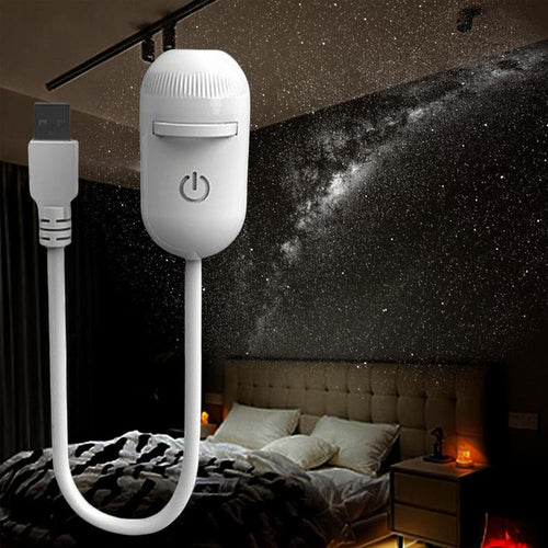 2-in-1 Galaxy Projector with Starry Sky Design and Night Light