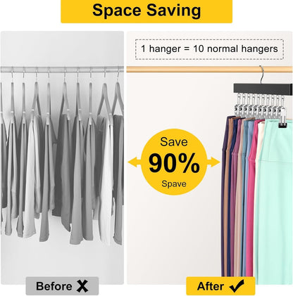 10-Clip Leggings Organizer Hanger