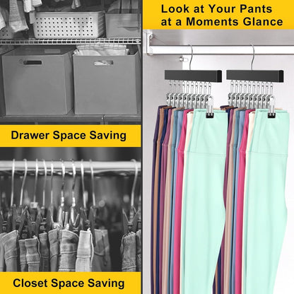 10-Clip Leggings Organizer Hanger
