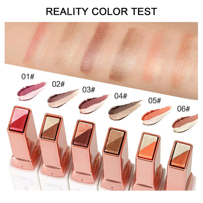 12 Colors Glitter Eye-shadow Stick Set