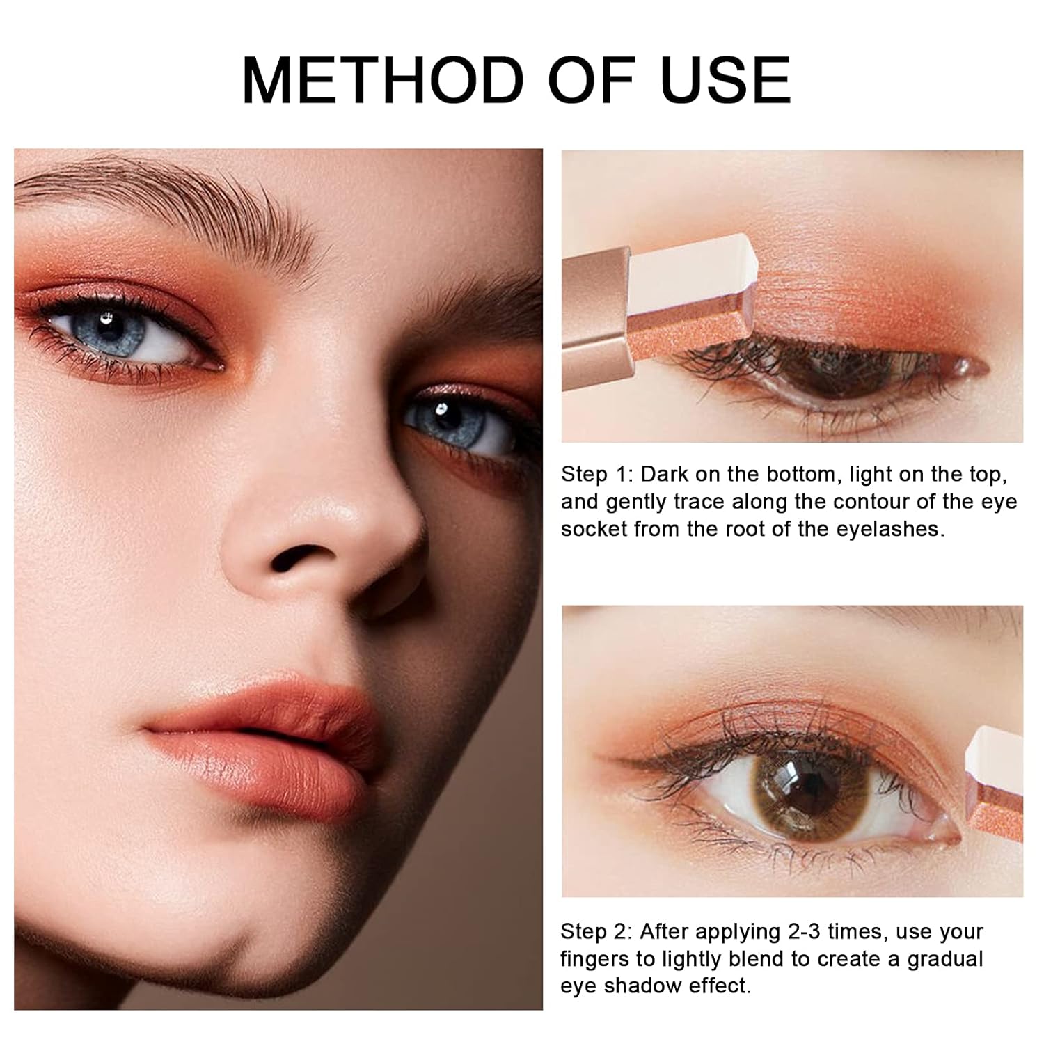 12 Colors Glitter Eye-shadow Stick Set