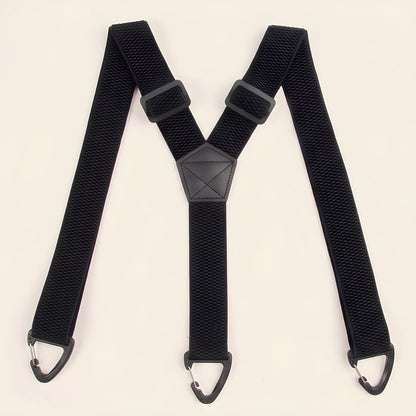Maviglow™ – No-Slip X-Back Elastic Suspenders with Belt-Loop Hook Clips 