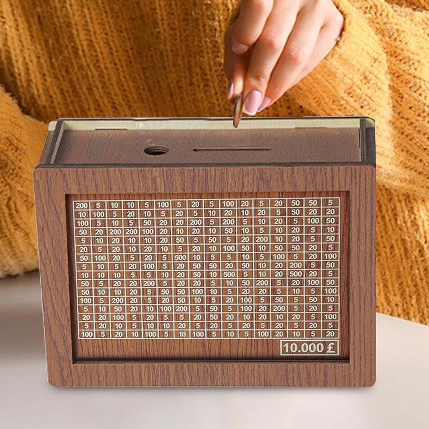 Wooden Money Saving Box